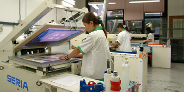 Silkscreen process and machinery